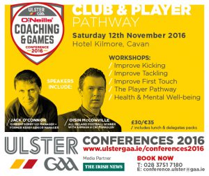 O’Neill’s Ulster GAA Coaching & Games Development Conference