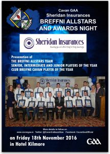 Sheridan Insurances Breffni Allstars & Awards