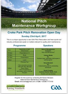 Croke Park Pitch Maintenance Seminar