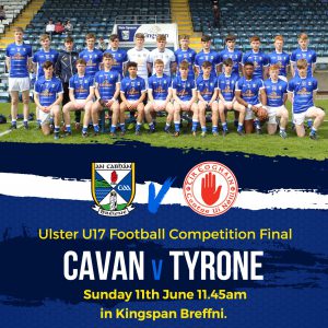 U17 Team to play Tyrone