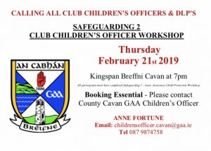 Safeguarding 2 Workshop for Children’s Officers & DLP