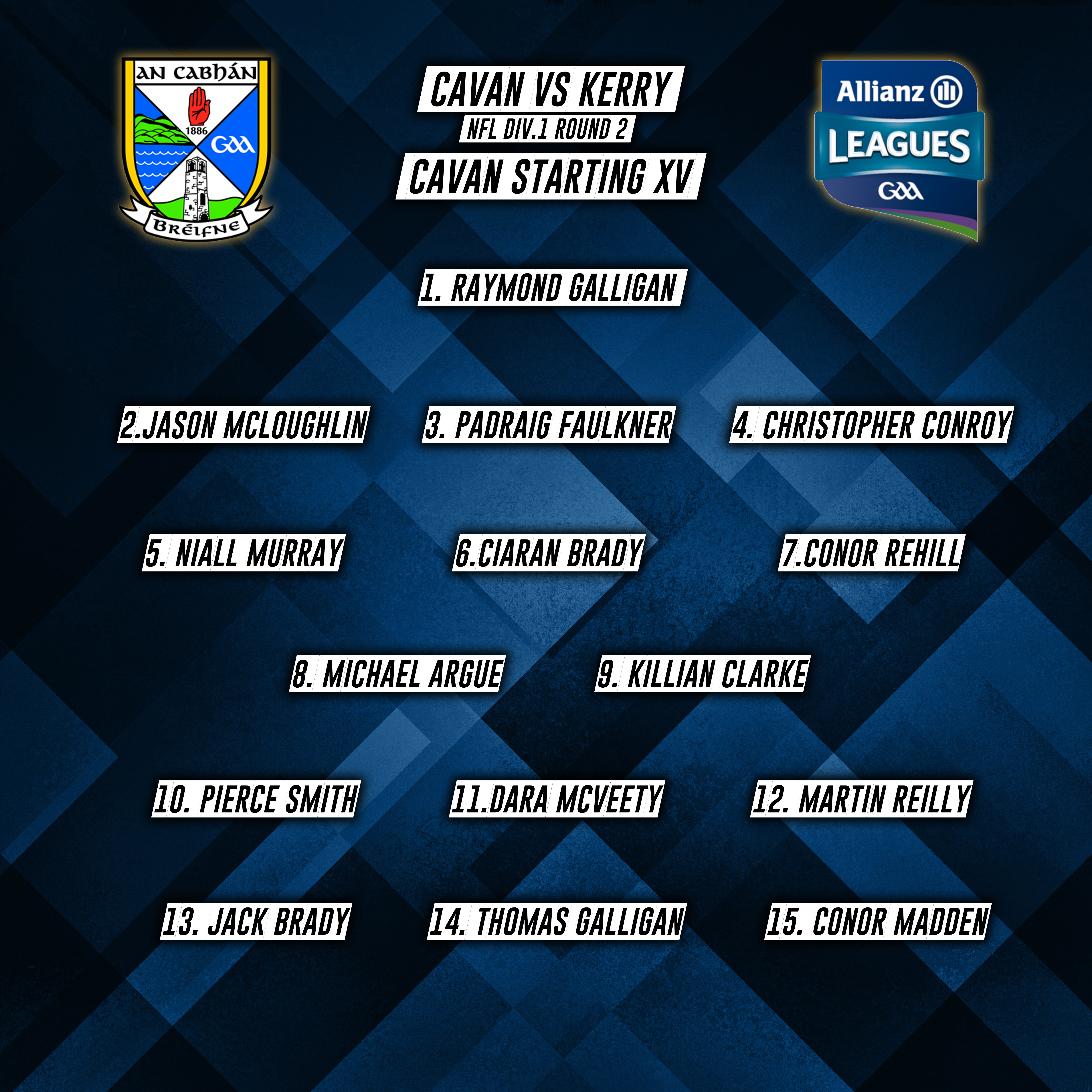 Cavan Panel to play Kerry