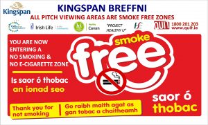 Cavan GAA Adopt Tobacco ControlPolicy for Kingspan Breffni