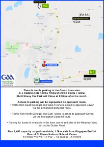 Traffic & Parking Info for Kingspan Breffni