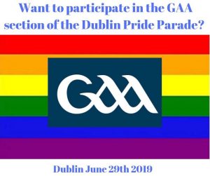 GAA to Participate in Pride Parade