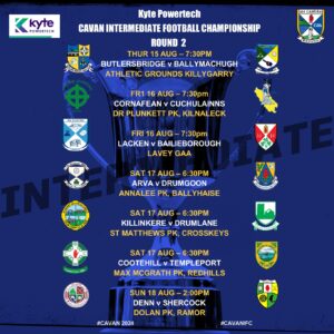 KytePowertech Intermediate Football Championship Round 2 Fixtures